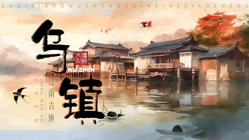 乌镇旅游PPT模板