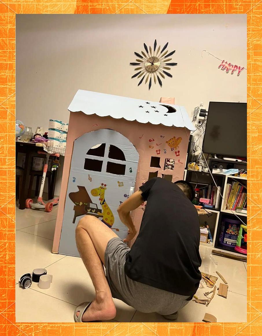 图片[3]-🎨亲子手工：纸箱小房子DIY指南🏡-DIY指南论坛-语梦星球