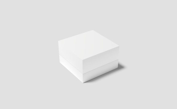 高端侧面抽拉产品包装盒效果图展示VI智能贴图样机