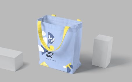 棉质手提袋购物袋样机