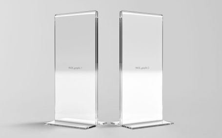 创意立式亚克力菜单海报桌牌样机