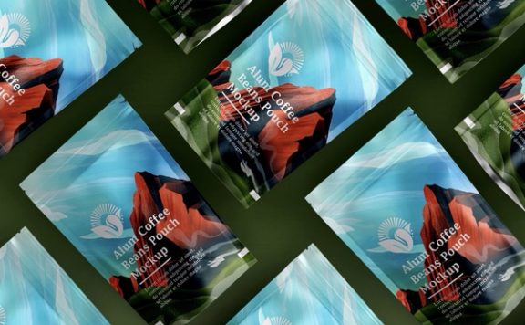 拉链式封口自立袋咖啡包装袋样机