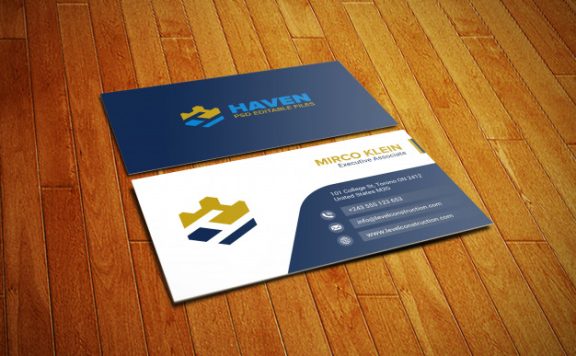 高品质时尚逼真的名片展示VI样机素材