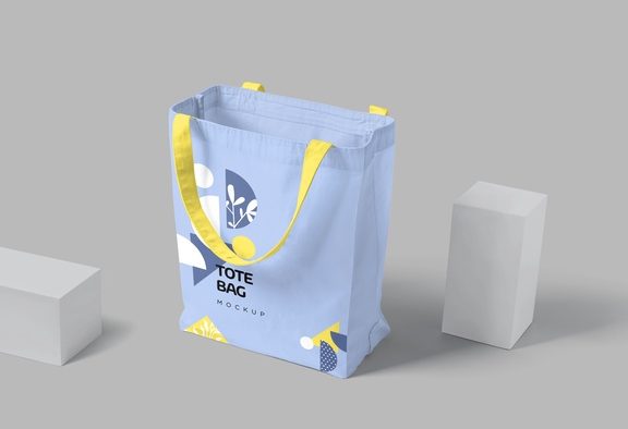 棉质手提袋购物袋样机