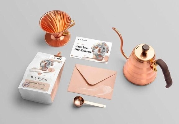 高级感贴纸袋子样机