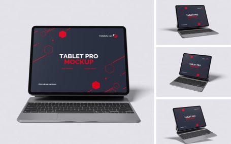 超绝平板电脑 PSD 专业样机素材