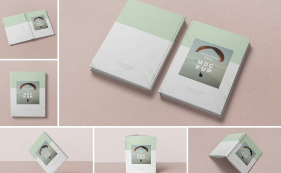 书封面现实设计PSD样机素材