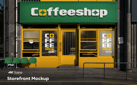 店面模型样机 (PSD)