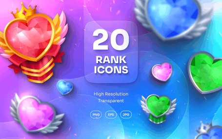 游戏排名图标 Vol.4 (EPS,PNG,JPG)