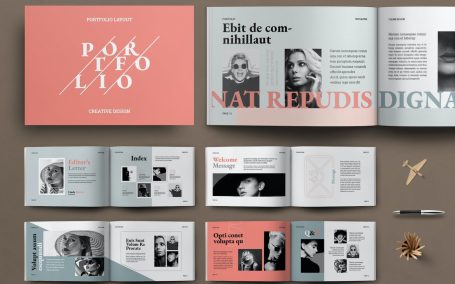 作品集模板 (INDD)