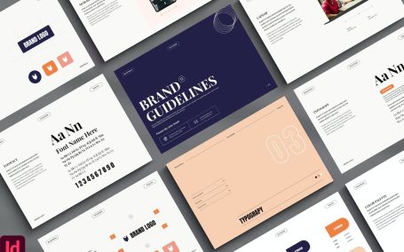 品牌指南模板 (INDD)
