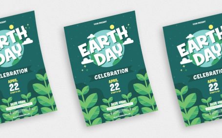 地球日庆祝活动 Vol.2 – 传单、海报 AS (AI,EPS,PSD)