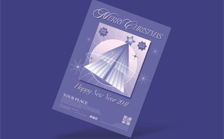 圣诞及新年派对传单 (AI,EPS,PSD)