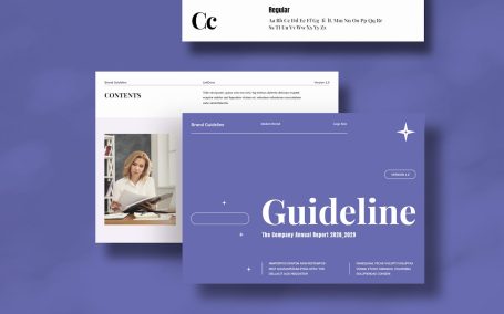 品牌指引画册模版 (INDD)
