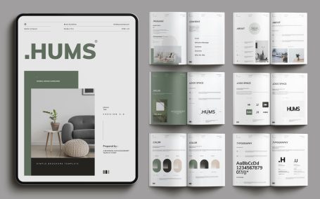 品牌指南画册模版 (INDD)