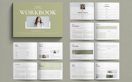 工作簿画册模板  (INDD)