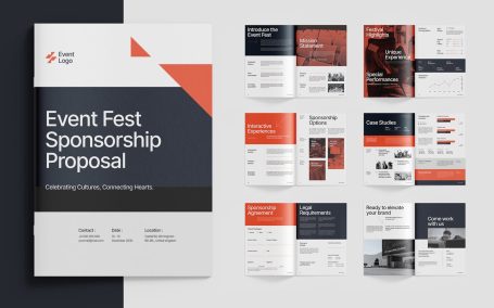 活动提案模板 (PSD,AI,EPS)