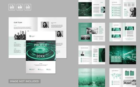 公司简介模板 (AI,EPS,PSD)