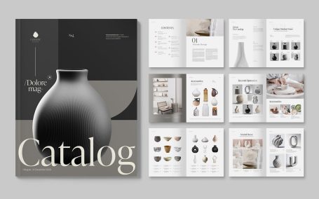 产品目录宣传册模板 (INDD)