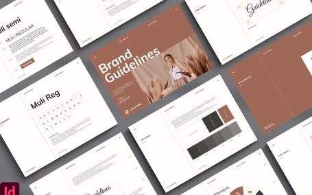 品牌指南模板 (INDD)