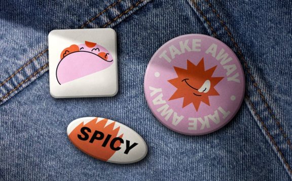 徽章设计模型样机 (PSD)