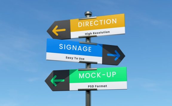 直接标志模型样机 (PSD,JPG)