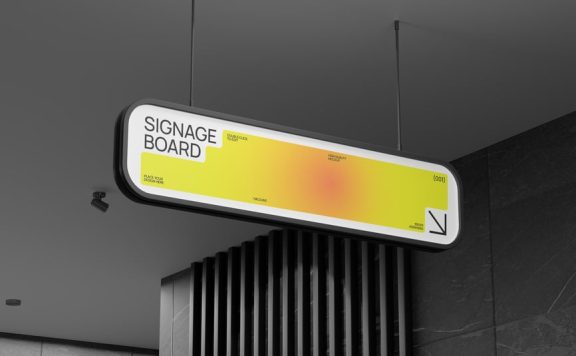 悬挂标牌模型样机 (PSD)