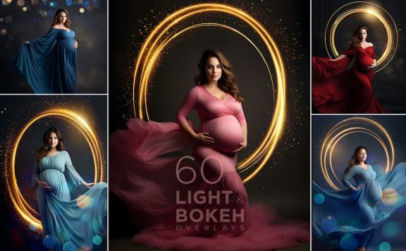 金色光环Photoshop叠加PNG (PNG)