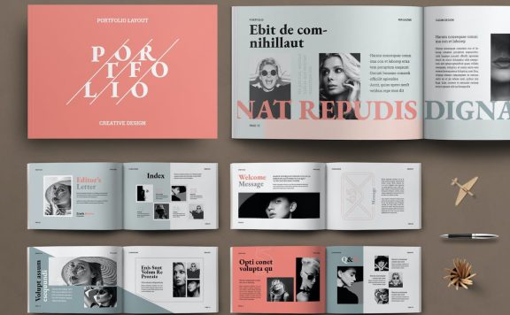 作品集模板 (INDD)