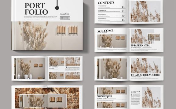 作品集杂志景观 (INDD)