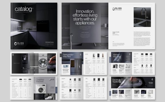 方形家电目录画册 (INDD)