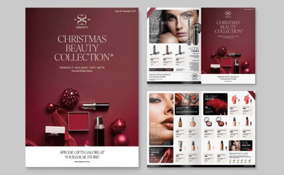 圣诞节目录模板 (INDD)