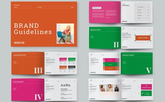 品牌指引画册模版 (INDD)