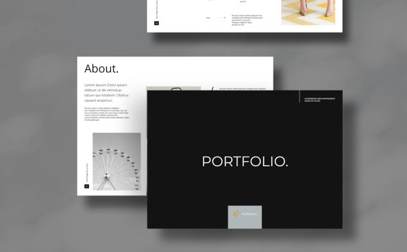 作品集画册模版 (INDD)