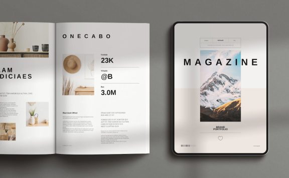 杂志画册模版 (INDD)