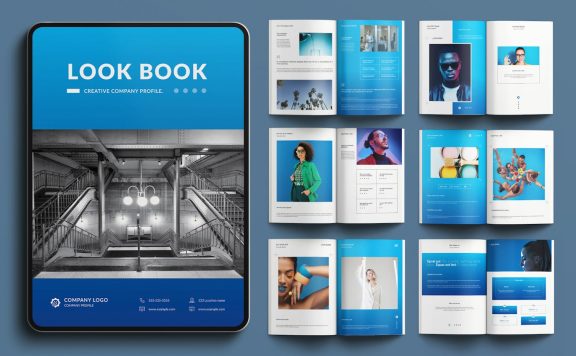 造型册画册模版 (INDD)