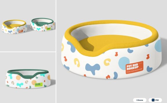 宠物床模型样机 (PSD)