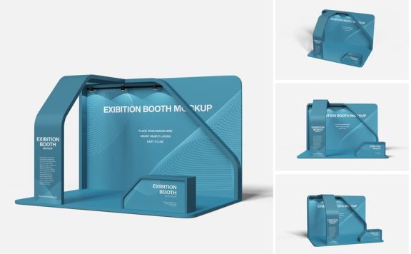 展览亭模型样机 (PSD)