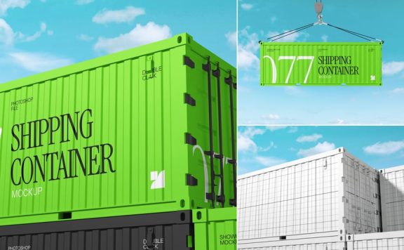 运输集装箱模型样机 (PSD)