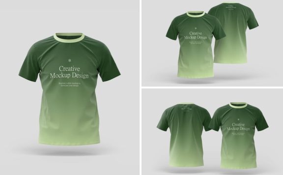 T恤模型样机 (PSD)