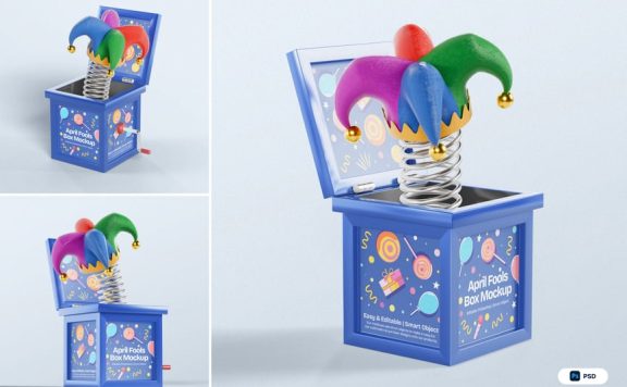 愚人节盒子模型样机 (PSD)