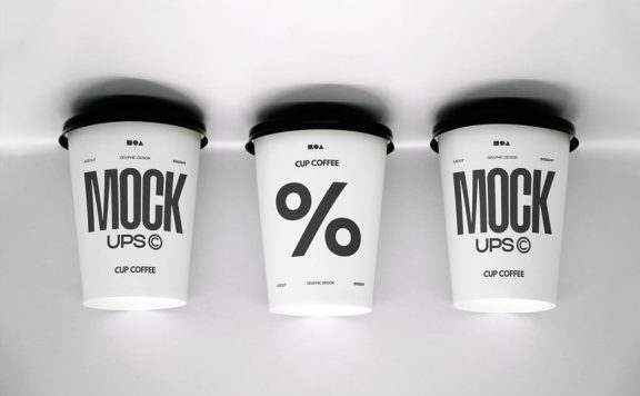 咖啡杯模型样机 (PSD)