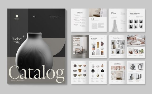 产品目录宣传册模板 (INDD)