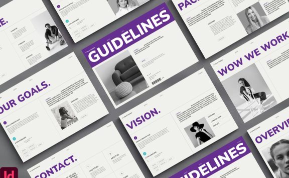 品牌指南模板 (INDD)