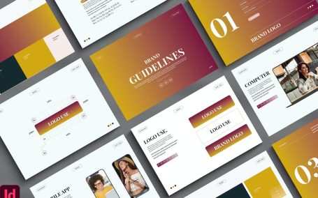 品牌指南模板 (INDD)