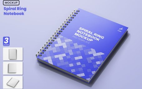 螺旋环笔记本模型样机 (PSD)