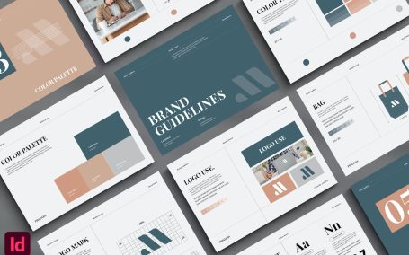 品牌指南模板 (INDD)