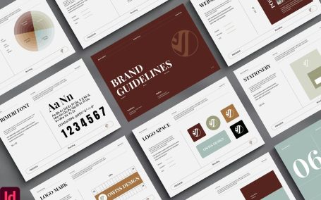 品牌指南模板 (INDD)