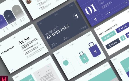 品牌指南模板 (INDD)