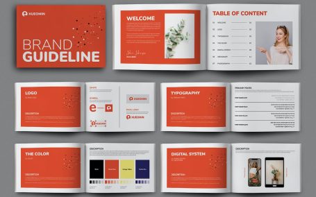 品牌指南模板 (INDD)